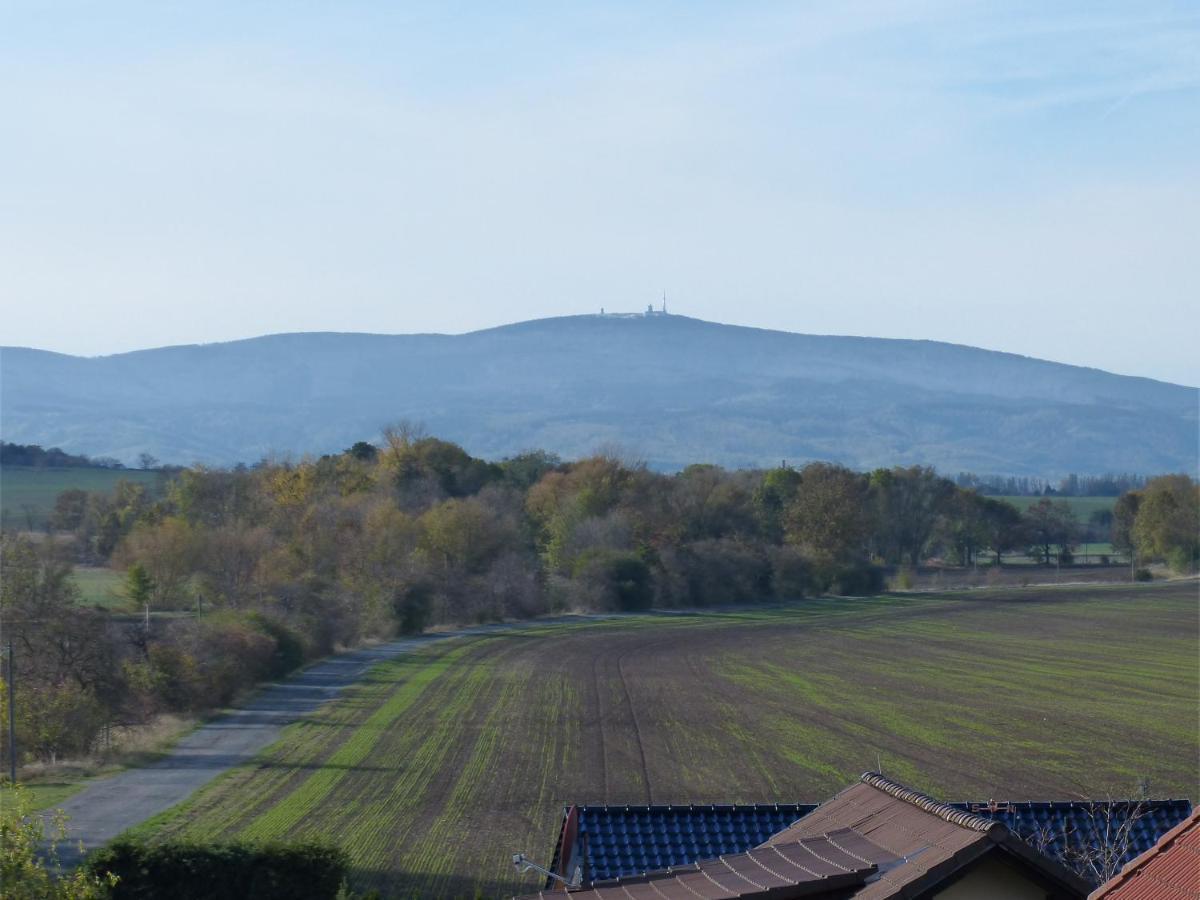 Ferienwohnung Mit Brockenblick Langenstein Exterior foto
